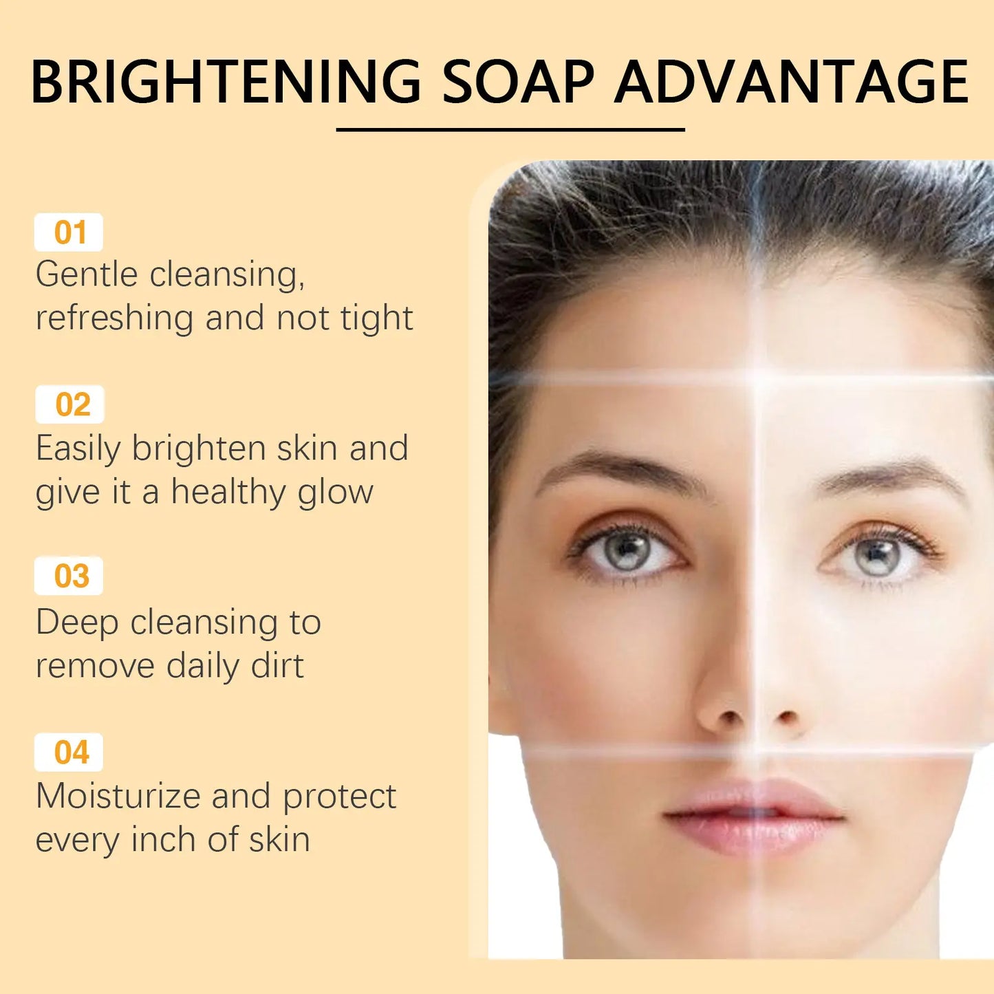 Lemon Turmeric Kojic Acid Brightening Glow Soap
