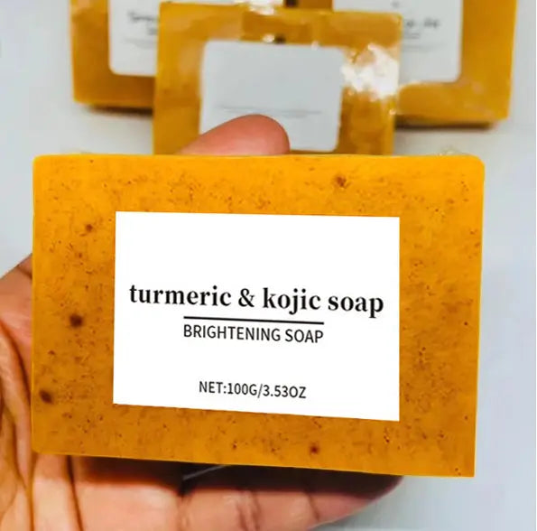Lemon Turmeric Kojic Acid Brightening Glow Soap