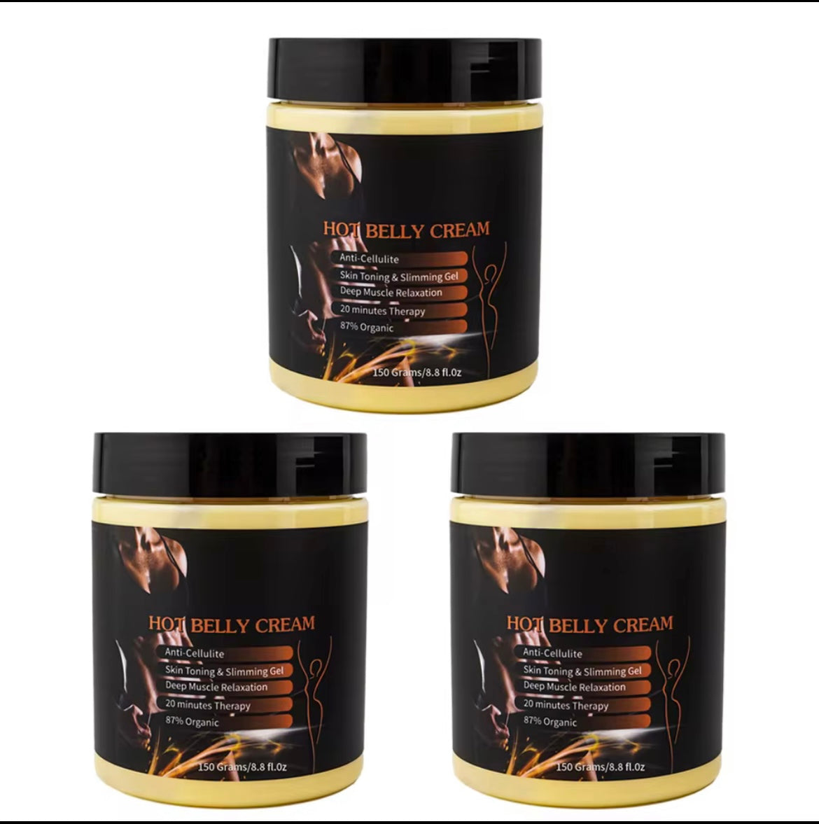 Hot Belly Cream – Slimming & Anti-Cellulite Fat Burner