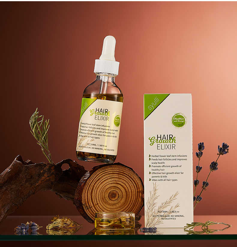 Natural Hair Growth Elixir – Herbal Scalp & Hair Care Oil (50ml)