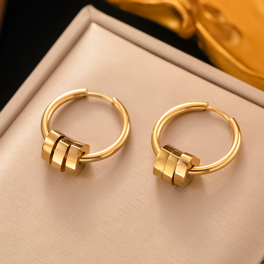 Gold Hoop Earrings for Women Hypoallergenic and Lightweight