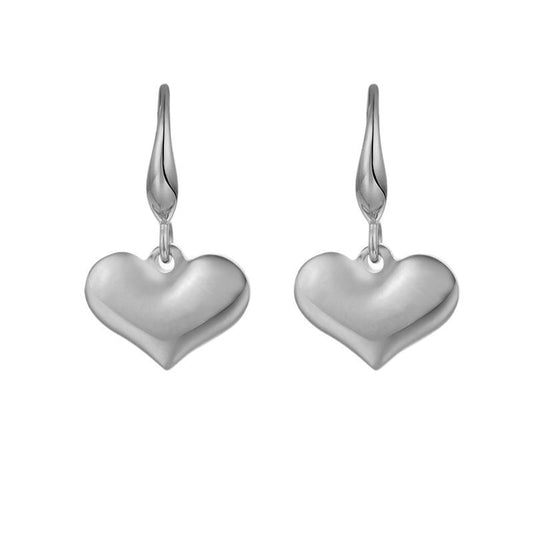 Sterling Silver Jewelry  Hoop Earrings with  Charms